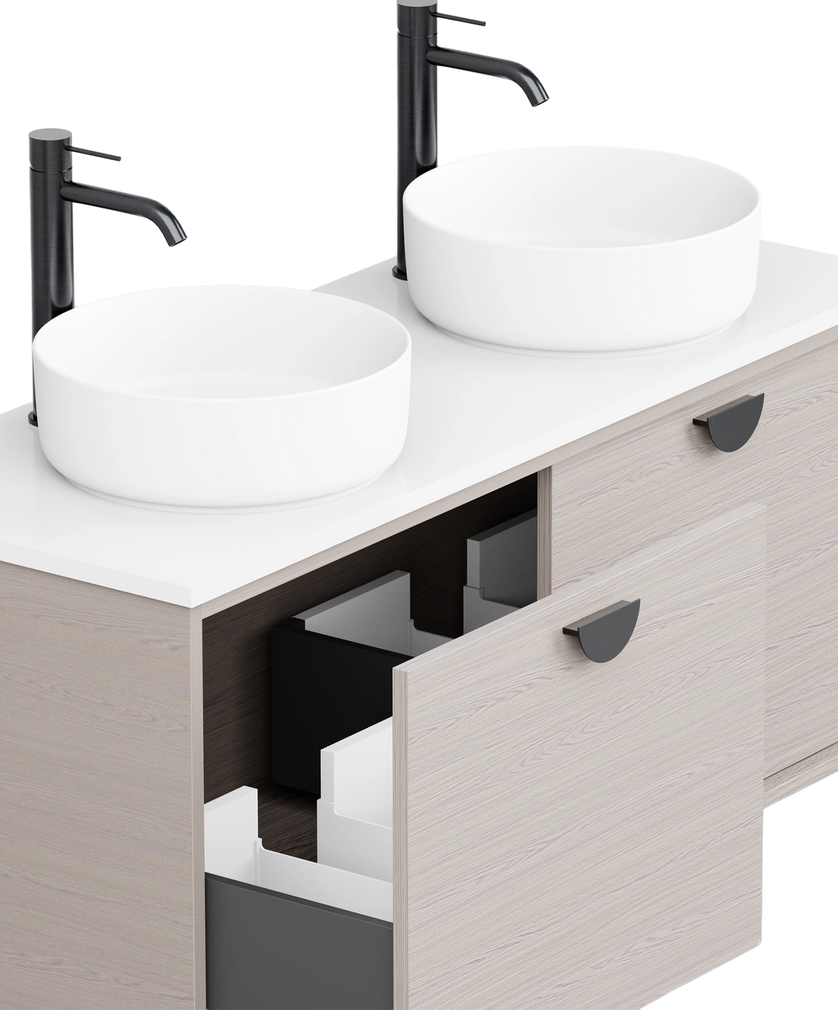 Half Moon - 1200mm - Double Basin