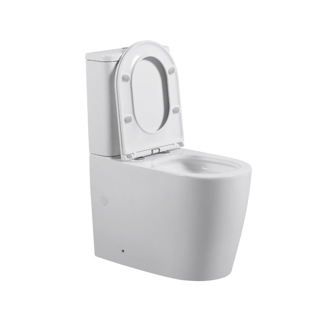 Torrent Rimless Toilet Suite in Gloss White