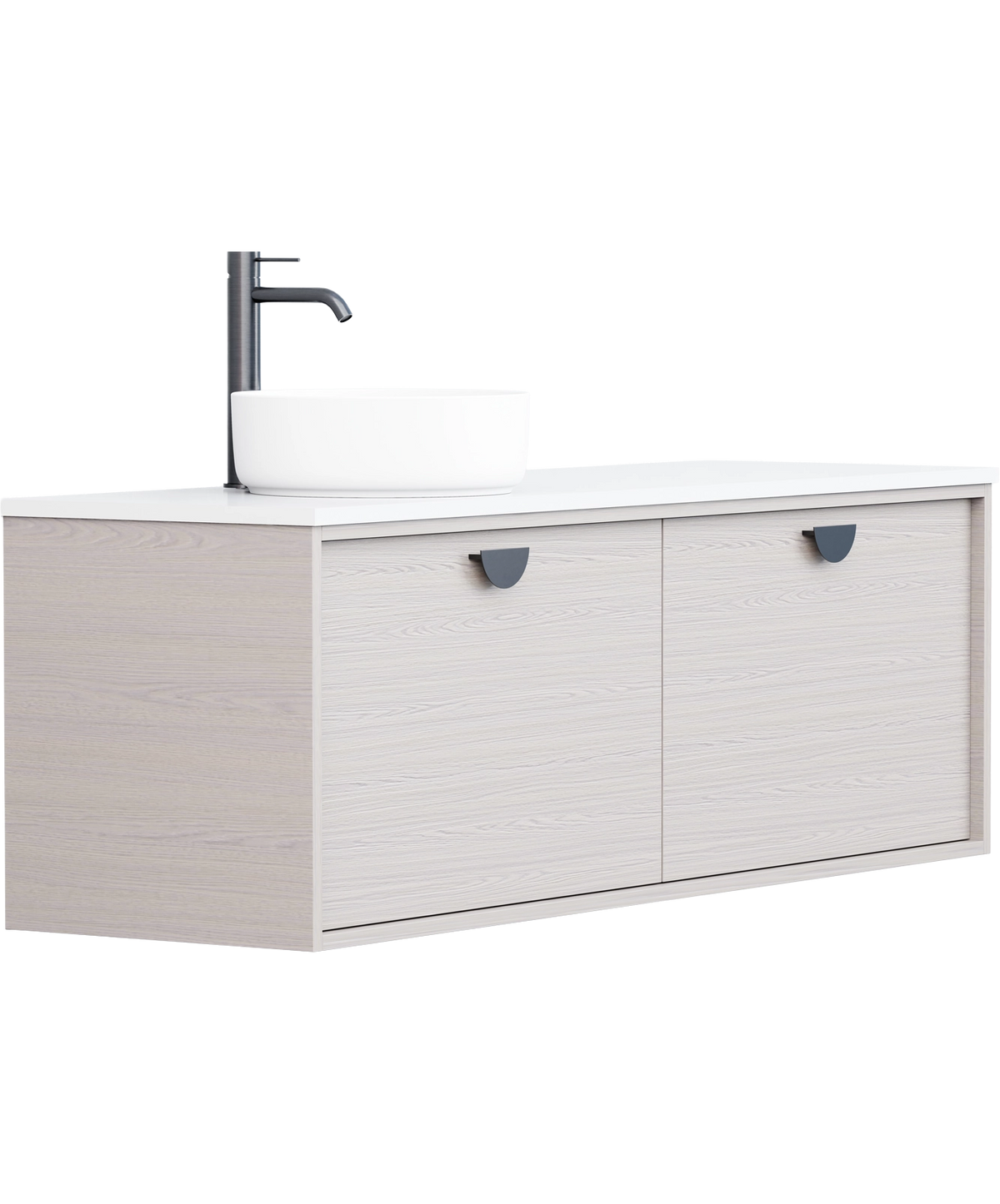 Half Moon - 1500mm - Left Offset Basin