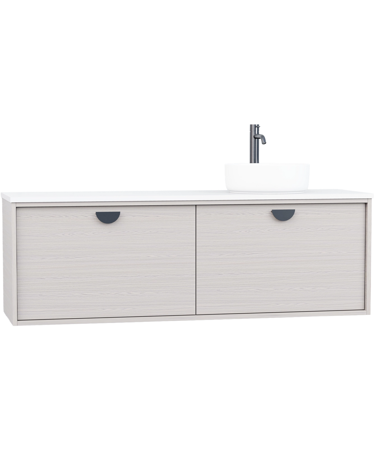 Half Moon - 1500mm - Right Offset Basin
