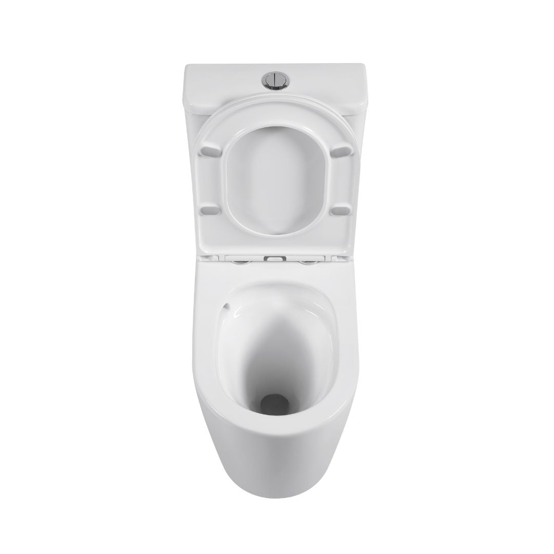 Torrent Rimless Toilet Suite in Gloss White