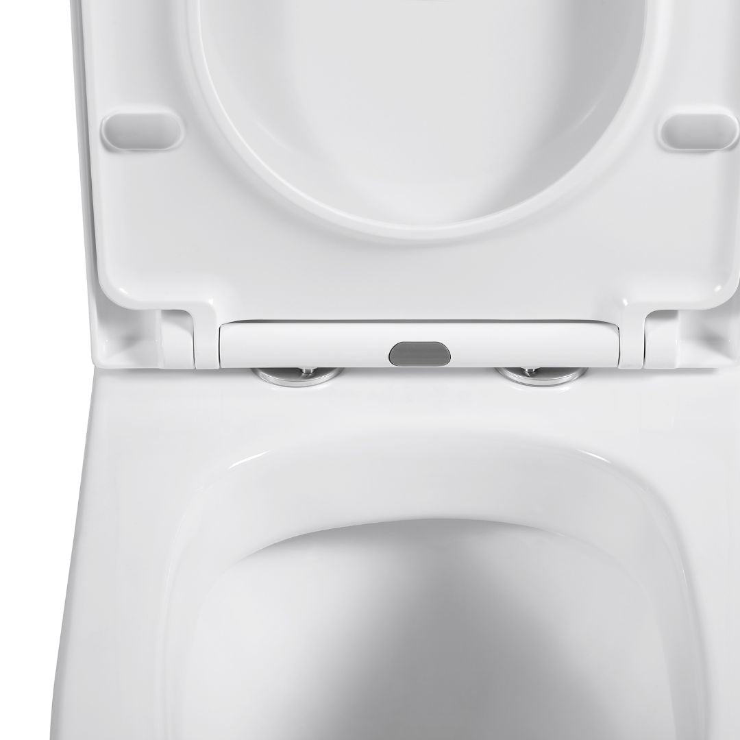 Tornado V3 Back-to-Wall Toilet Suite in Gloss White