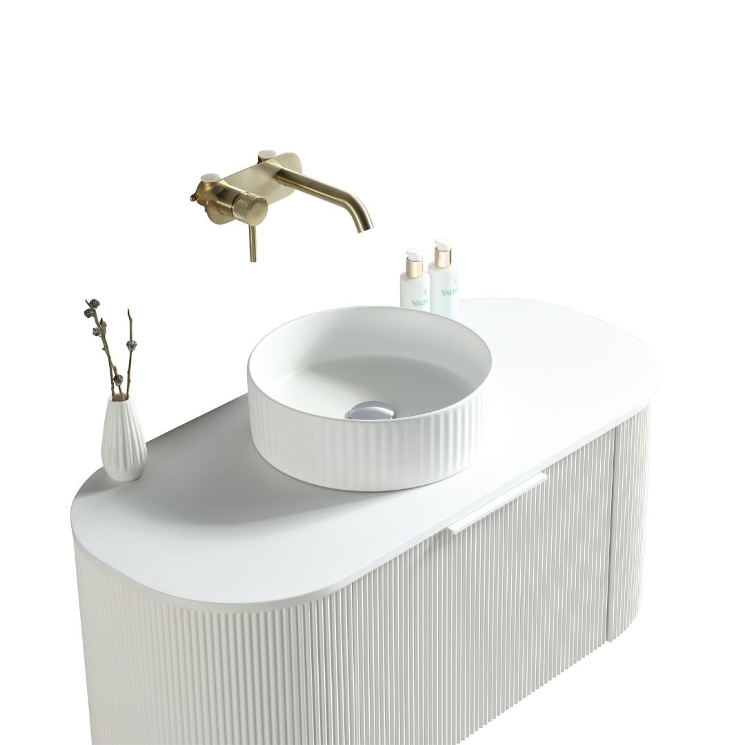 Scanalato Vanity 1000x460x400 Matte White