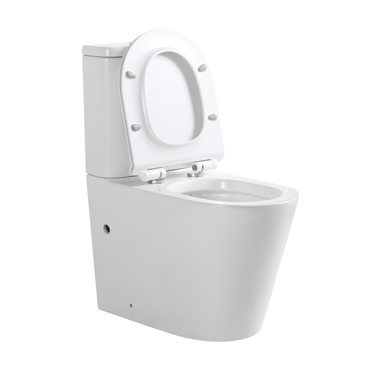 Tornado V.2 Back-to-Wall Toilet Suite in Gloss White