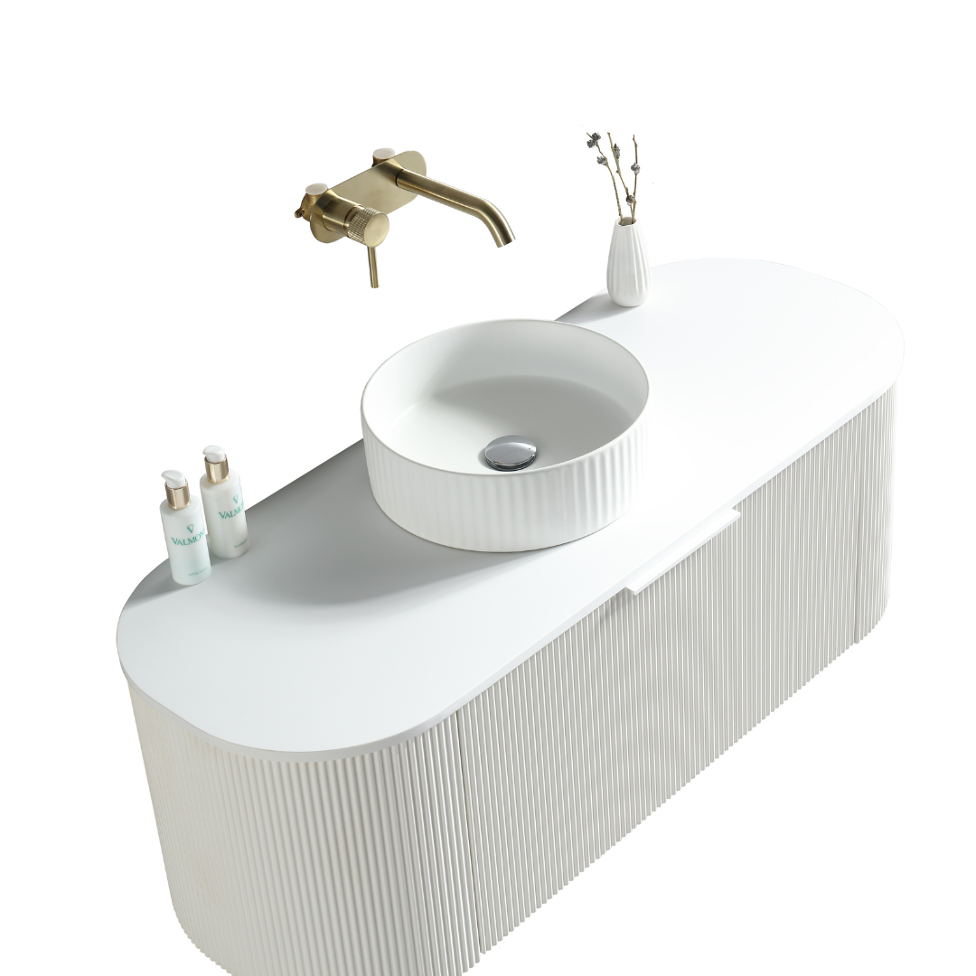 Scanalato Vanity 1200x460x400 Matte White