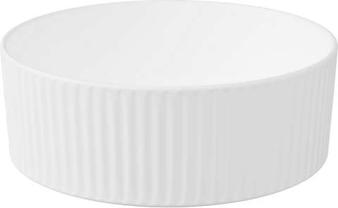 Scanalato 360x360x120mm Ceramic Basin Matte White