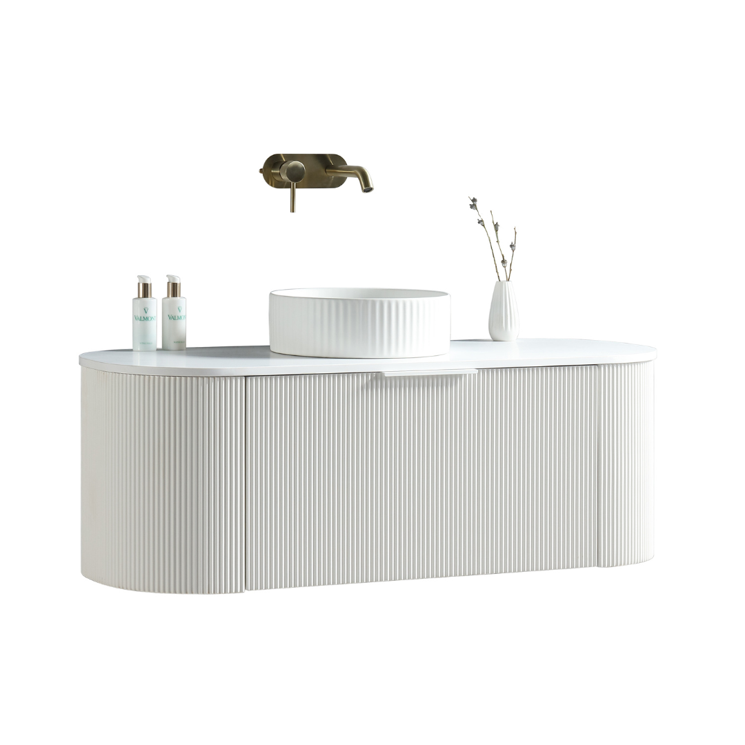 Scanalato Vanity 1200x460x400 Matte White