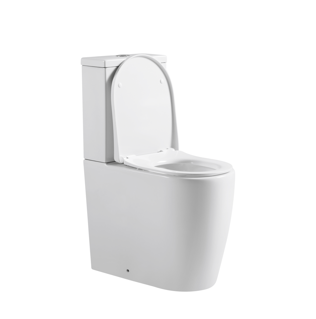 EDDY Rimless Toilet Suite in Gloss White