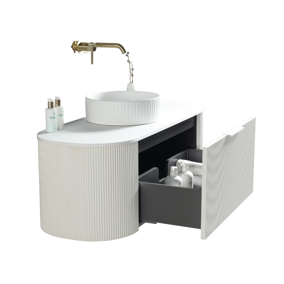 Scanalato Vanity 1000x460x400 Matte White