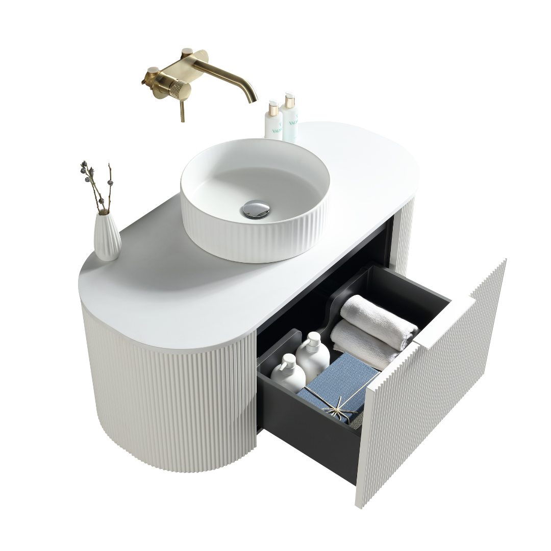 Scanalato Vanity 1000x460x400 Matte White