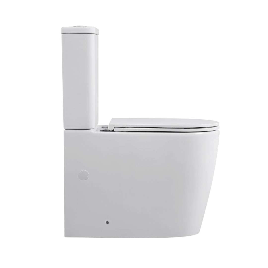 Torrent Rimless Toilet Suite in Gloss White