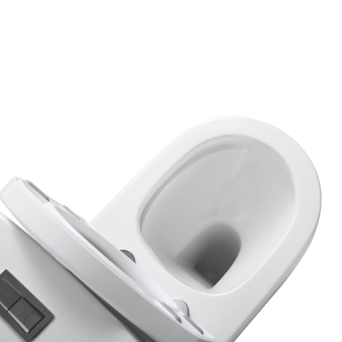 Mini Cyclone Back-to-Wall Toilet Suite in Gloss White