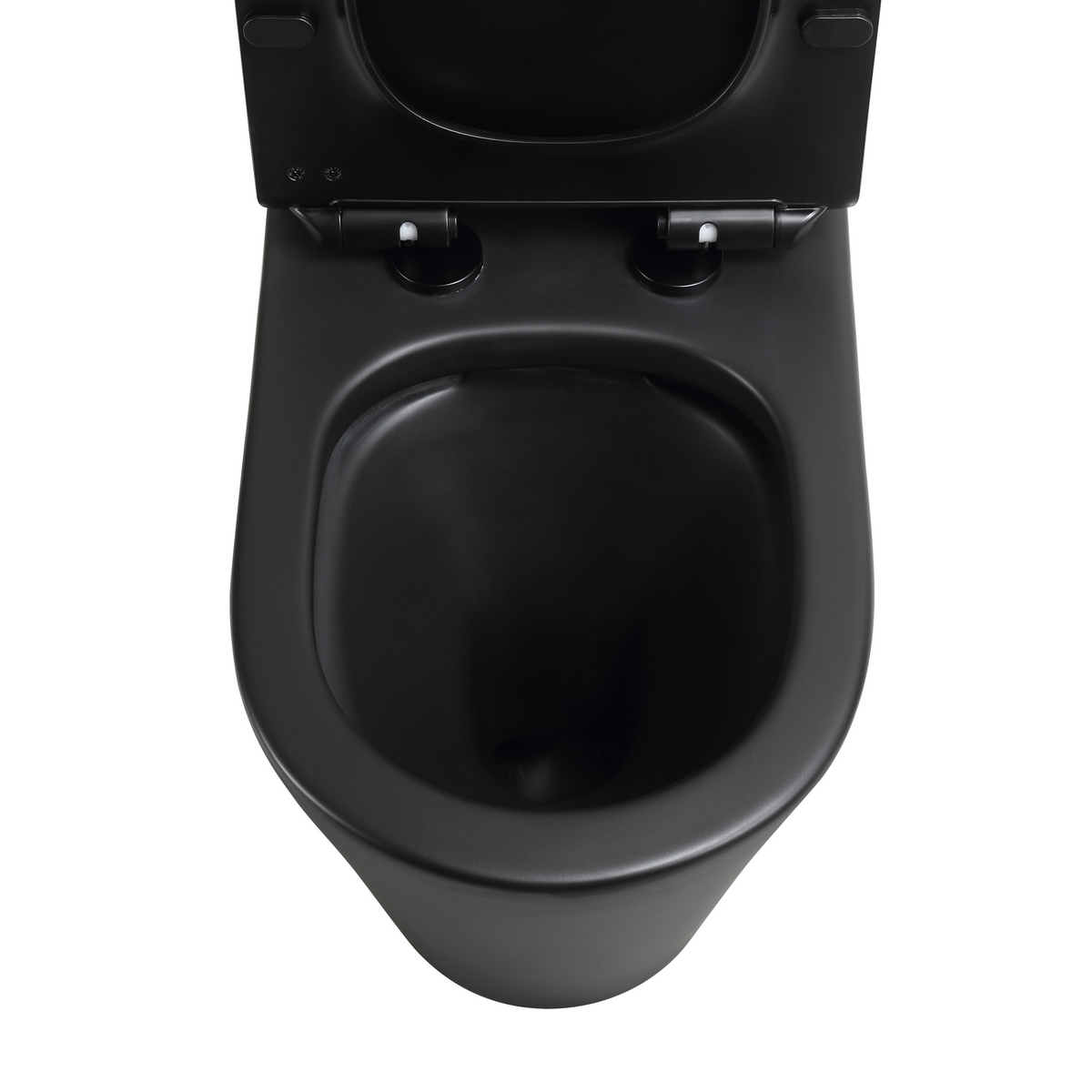 Snubby Back-to-Wall Toilet Suite in Matte Black