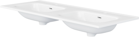 Ceramica Basins Flat Series 1510x465x170mm Gloss White