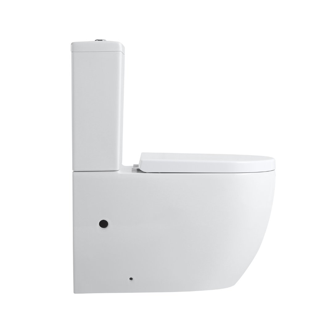 Upgrade to Unmatched Performance - Gloss White Hurricane Toilet with Vortex Flushing