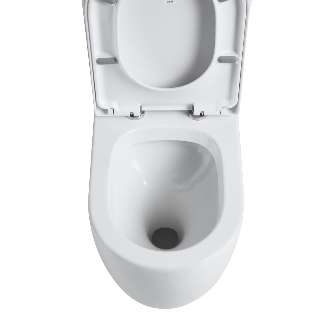 Cutting-Edge Comfort and Efficiency - Gloss White Hurricane Toilet Delivers on All Fronts