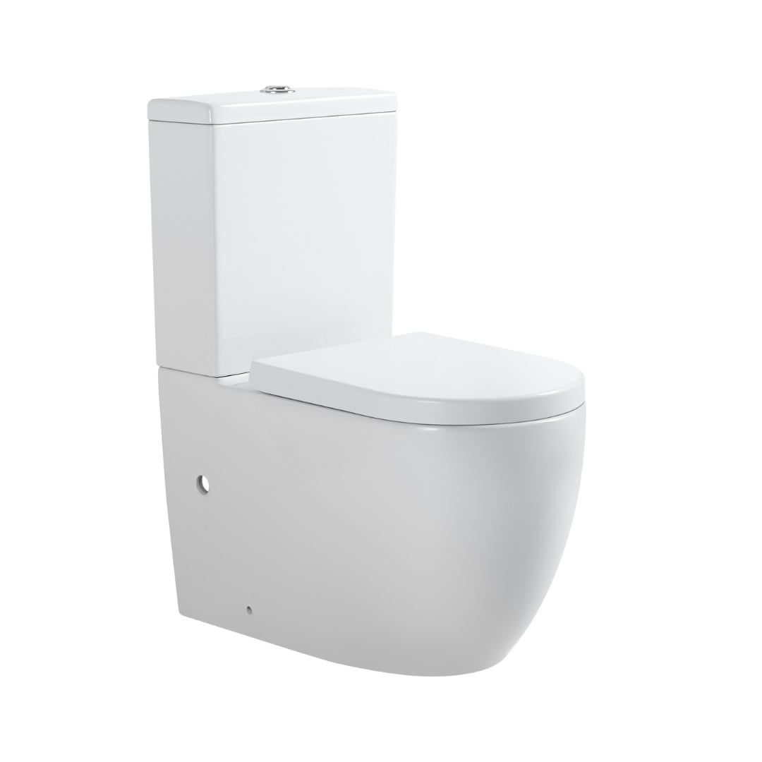 Revolutionise Your Bathroom Routine - Gloss White Hurricane Toilet for Easy Maintenance