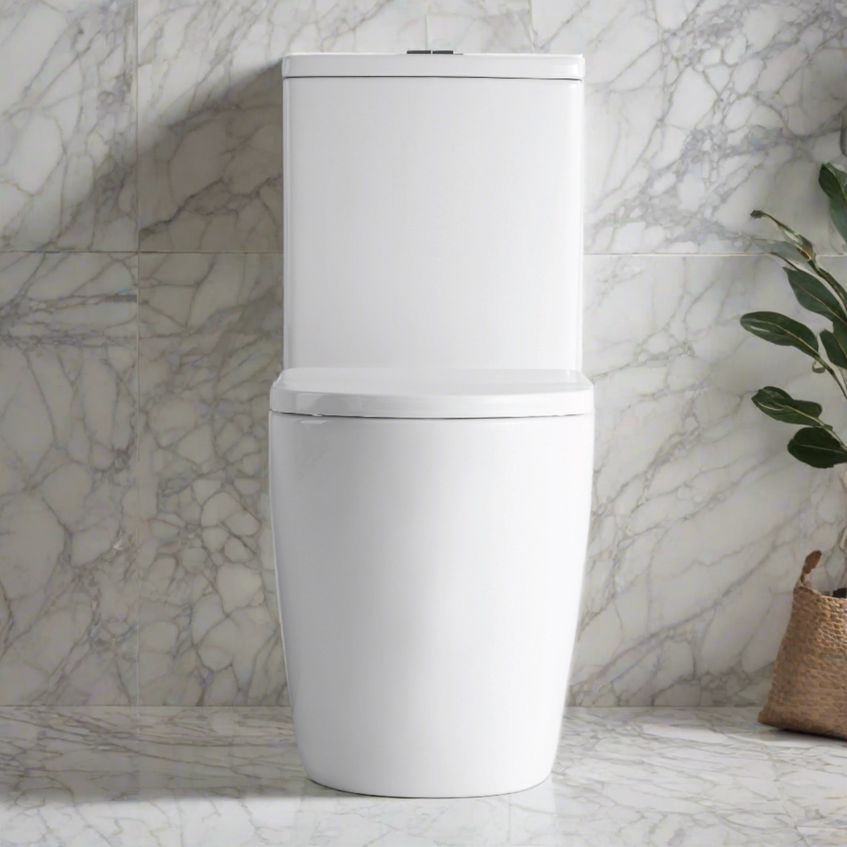 Tornado V.3 Back-to-Wall Toilet Suite in Gloss White