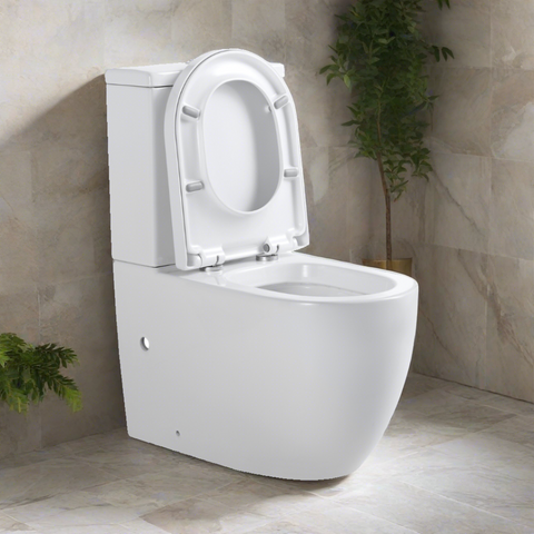 The Gloss White Marvel - Hurricane Toilet Ensures a Clean Bowl with Every Flush