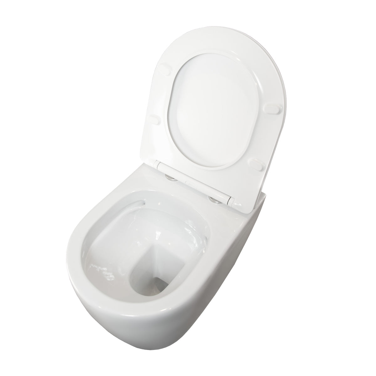 Niche Floor Standing Full Kit with Round Matte White Push Plate