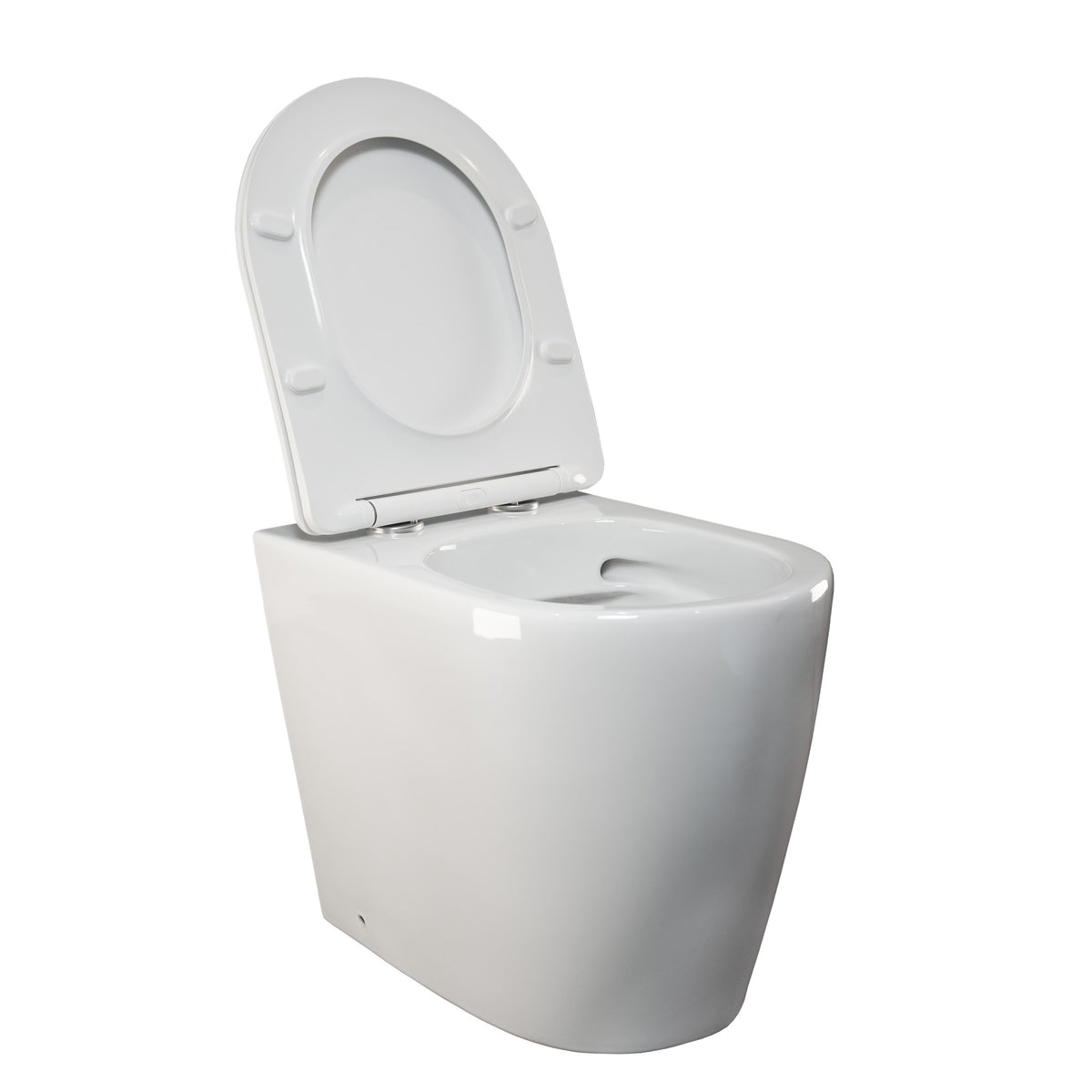 Niche Floor Standing Full Kit with Square Matte White Push Plate