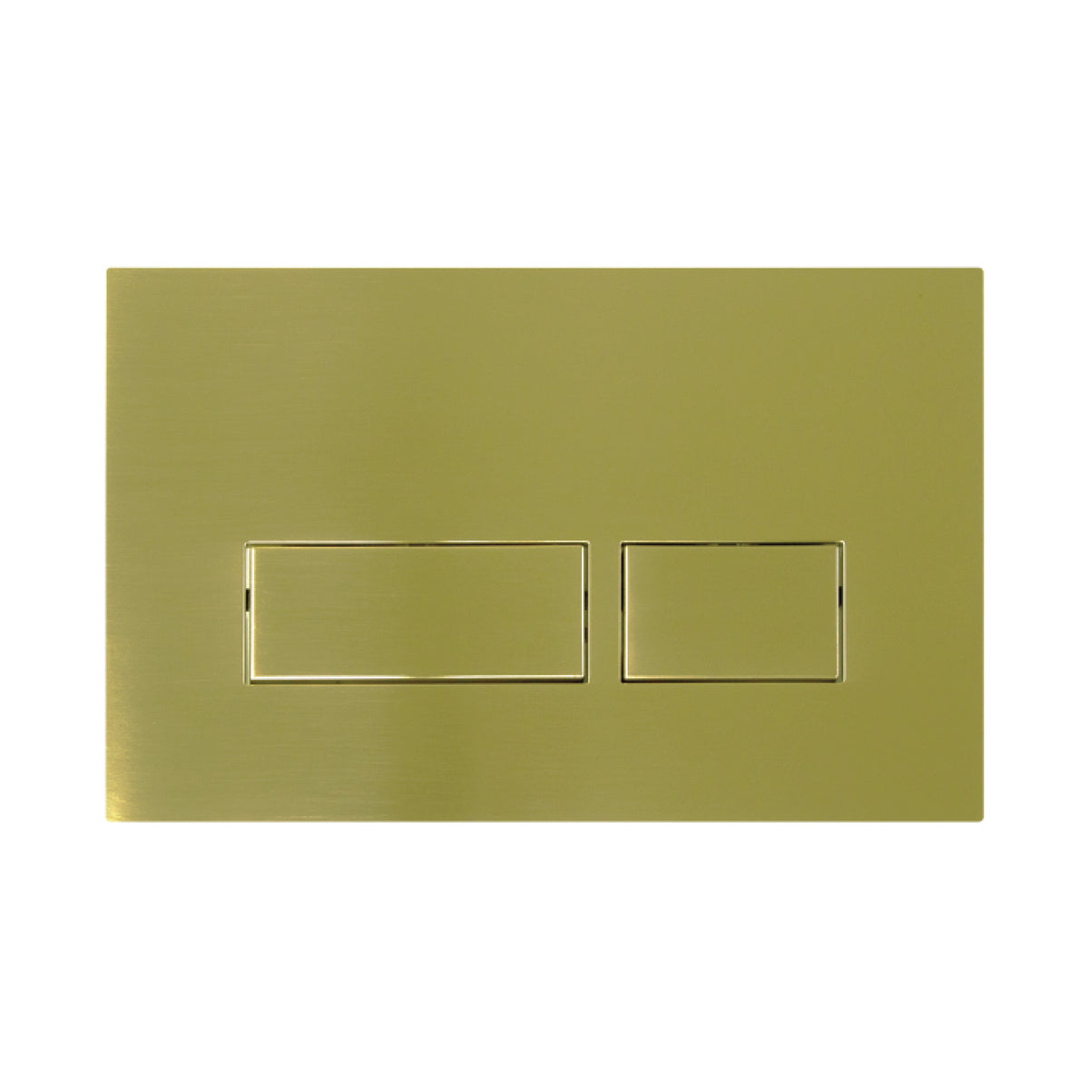 Niche Wall Hung Full Kit with Square Brushed Gold Push Plate