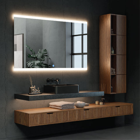 Choose the Titan LED Mirror for its seamless integration into your bathroom, providing both style and practical functionality.
