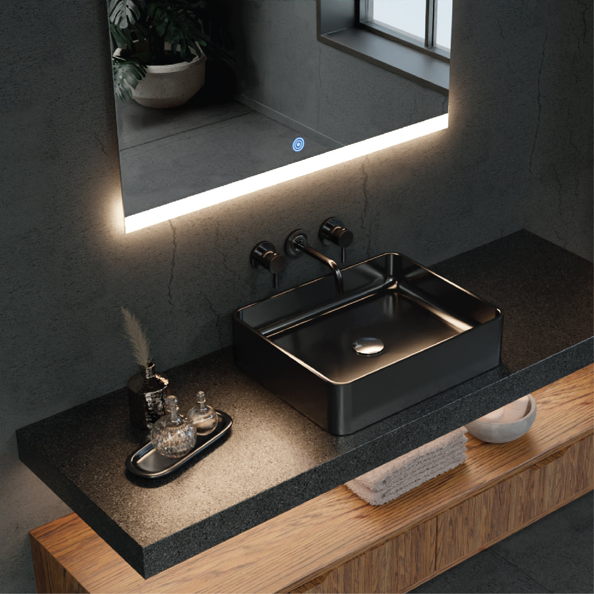 Take your bathroom to the next level with a switch control LED Mirror