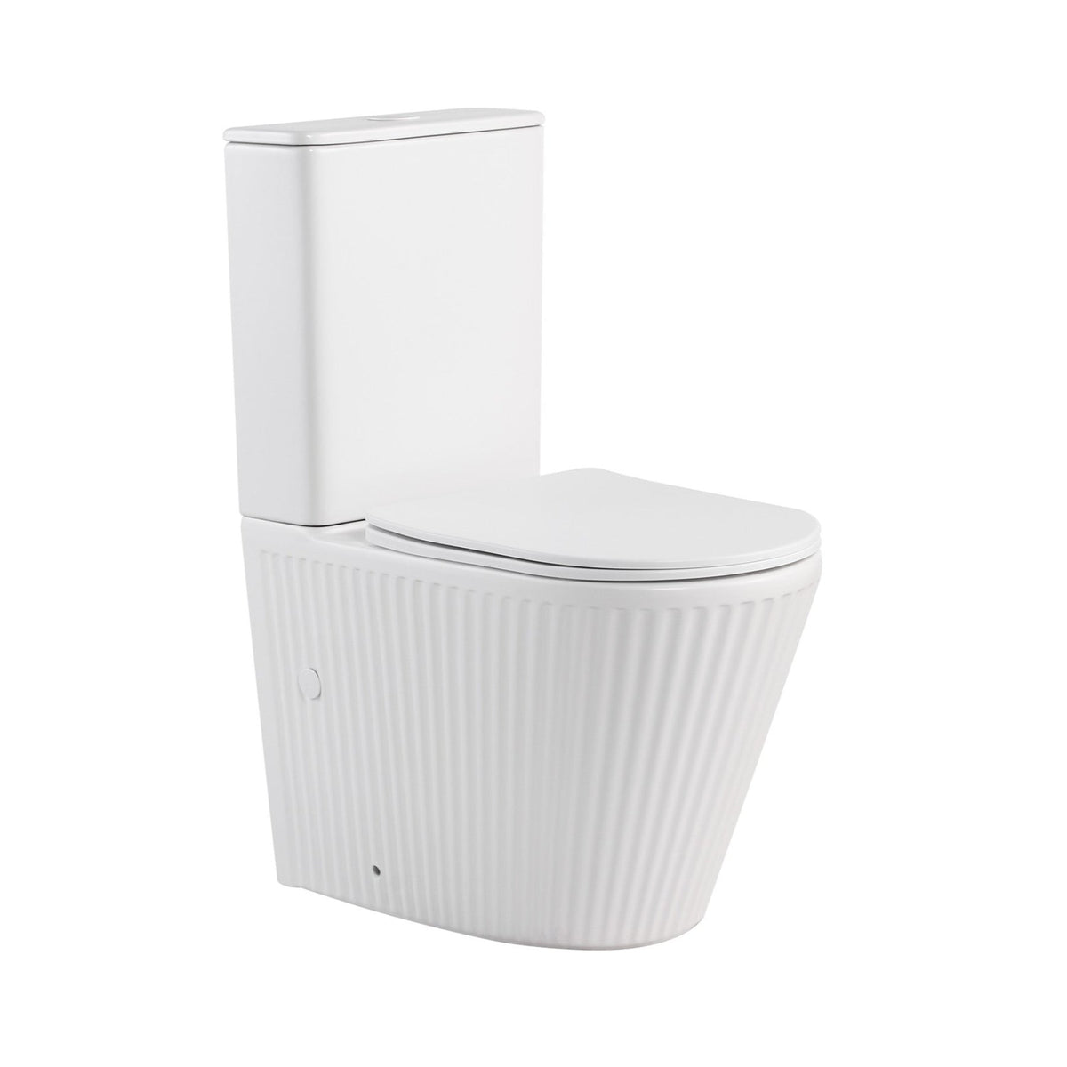 Scanalato Zero Rim Fluted Toilet in Matte White – Propel Industries