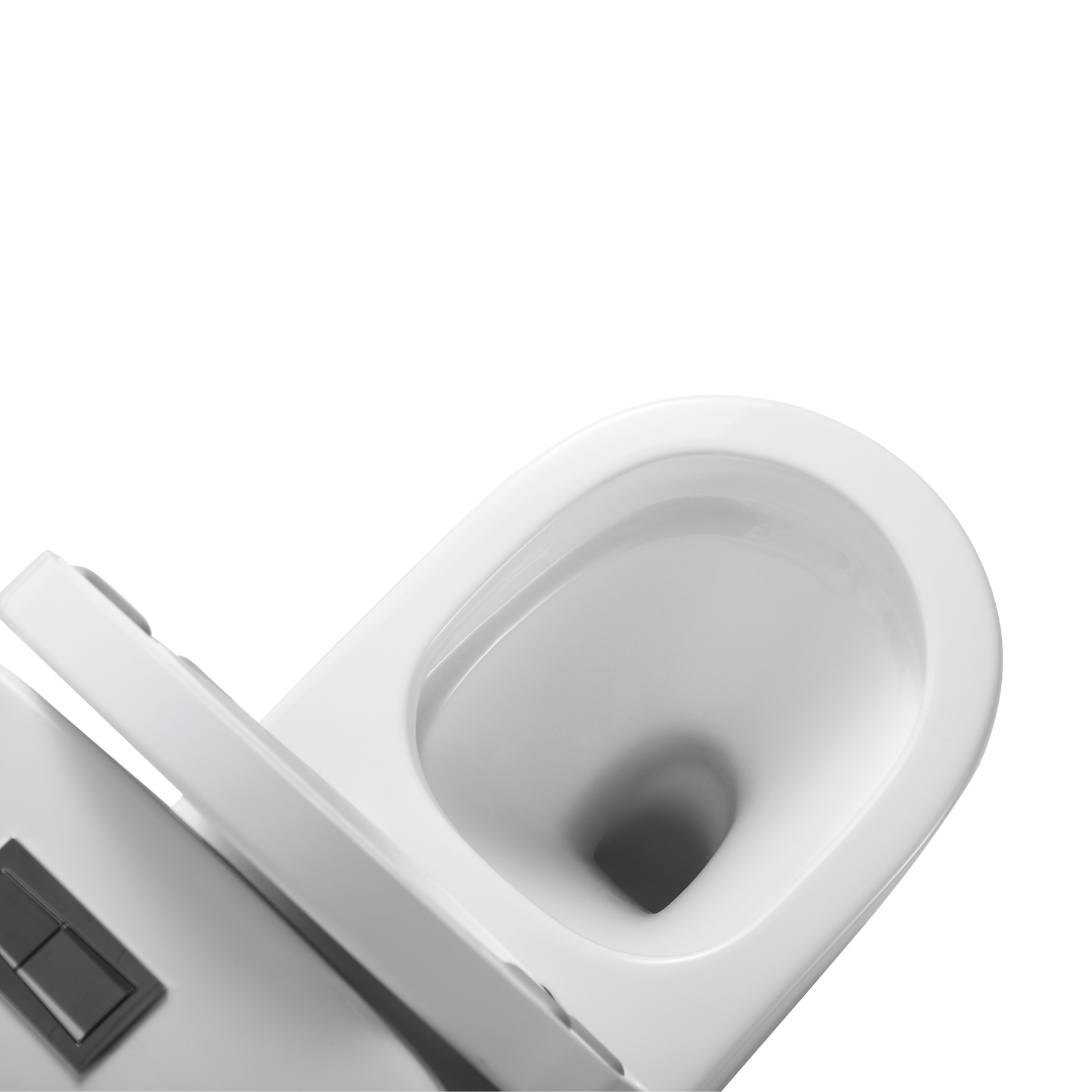 Snubby toilet: The ultimate space-saving solution for compact bathrooms. Designed to reduce double flushing and simplify maintenance.