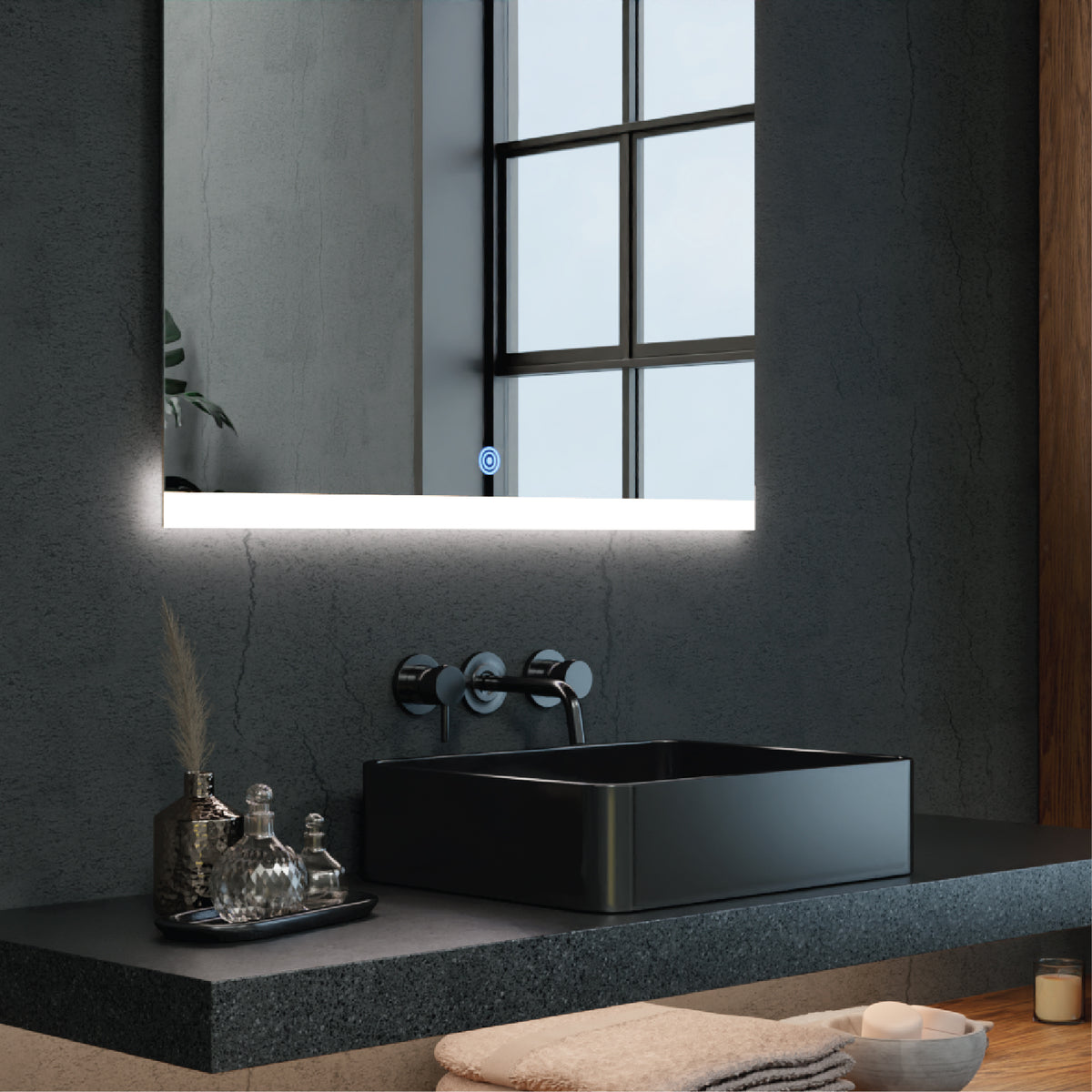  Experience luxury with Titan's LED Mirror, where style meets practicality in your bathroom oasis.