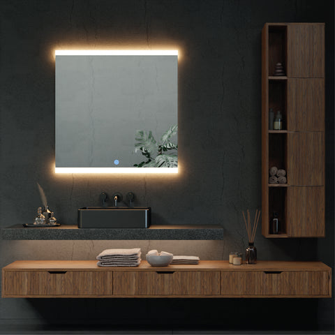Propel offers an innovative multi temperature lighting with touch sensitive mirror display
