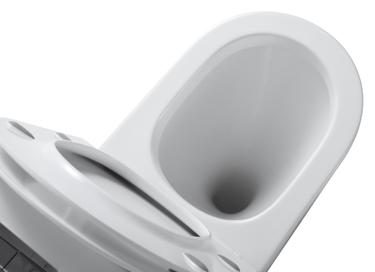 Tornado V.2 Back-to-Wall Toilet Suite in Gloss White