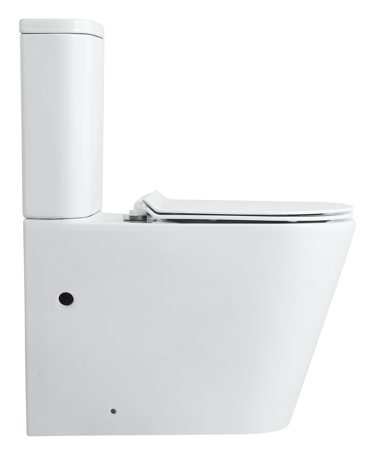 Tornado V.2 Back-to-Wall Toilet Suite in Gloss White