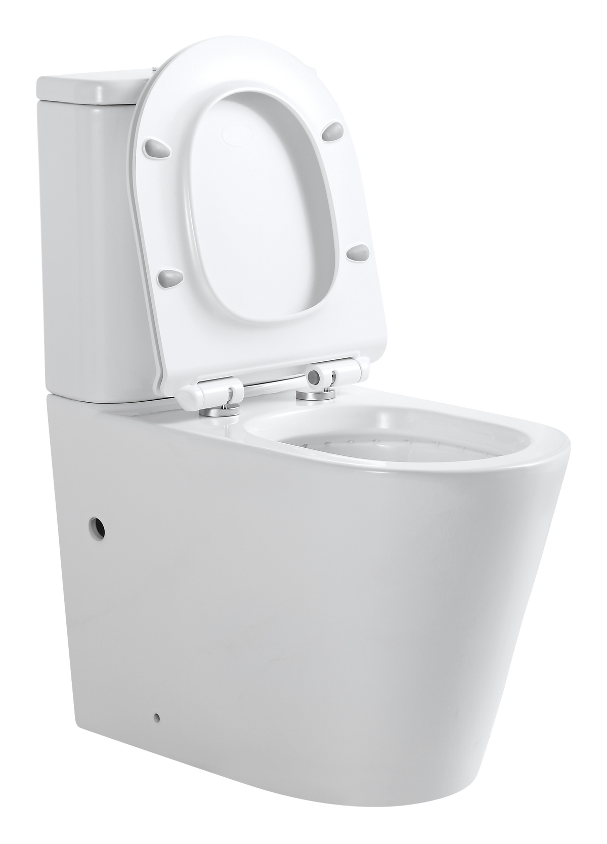 Tornado V.2 Back-to-Wall Toilet Suite in Gloss White