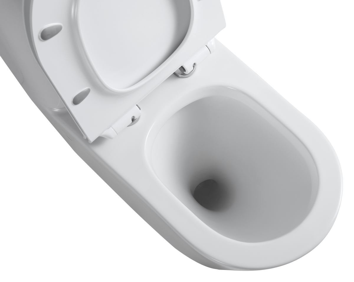 Tornado V.2 Back-to-Wall Toilet Suite in Gloss White