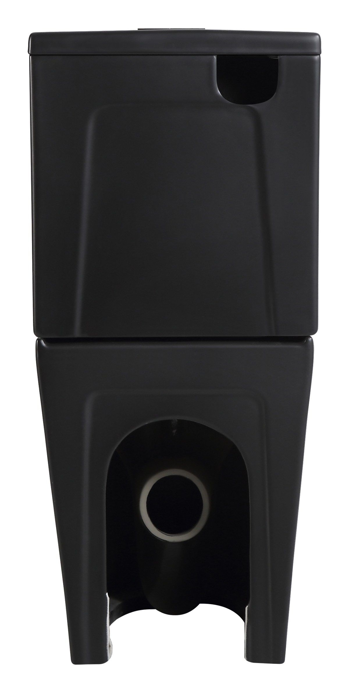 Tornado V.2 Back-to-Wall Toilet Suite in Matte Black