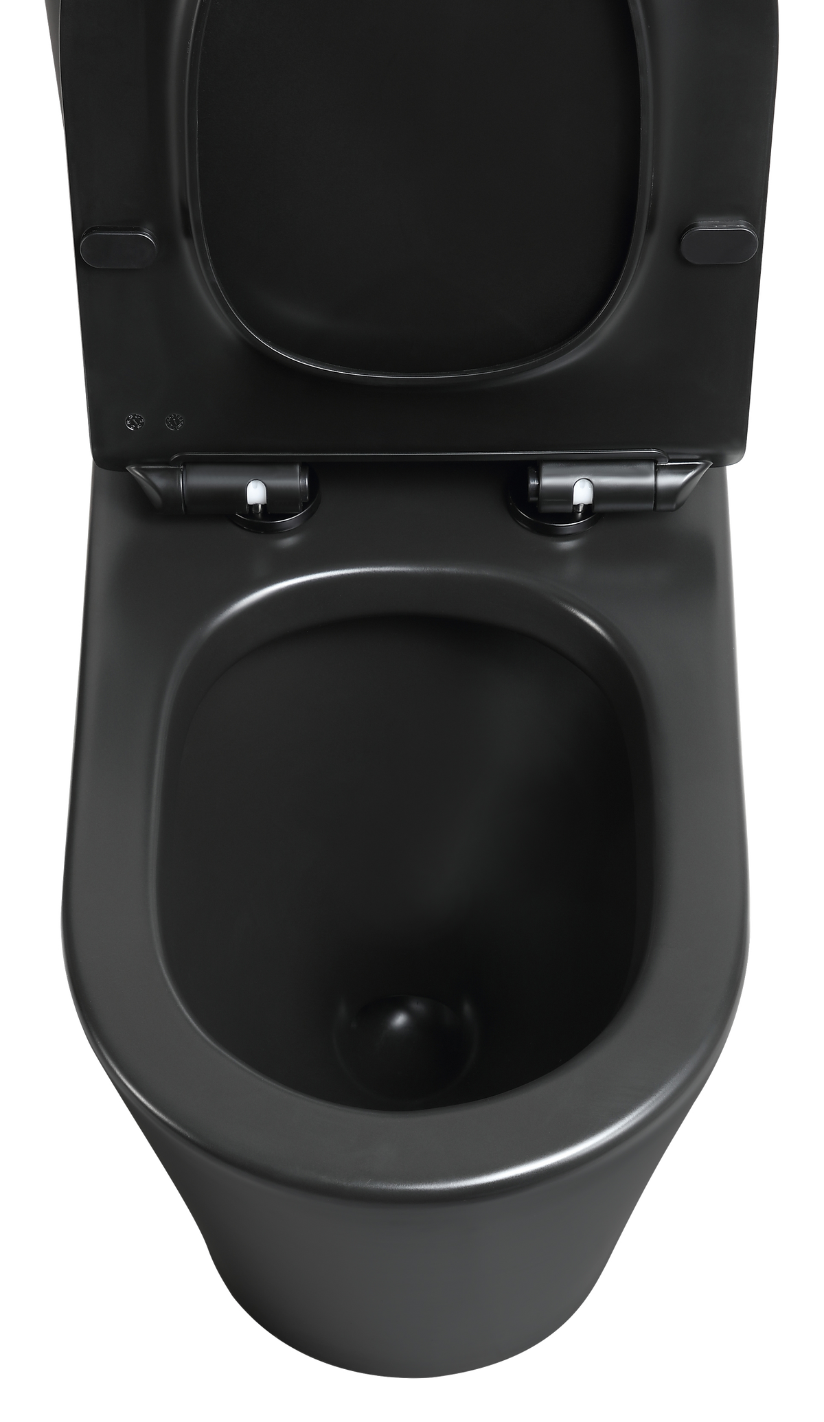 Tornado V.2 Back-to-Wall Toilet Suite in Matte Black