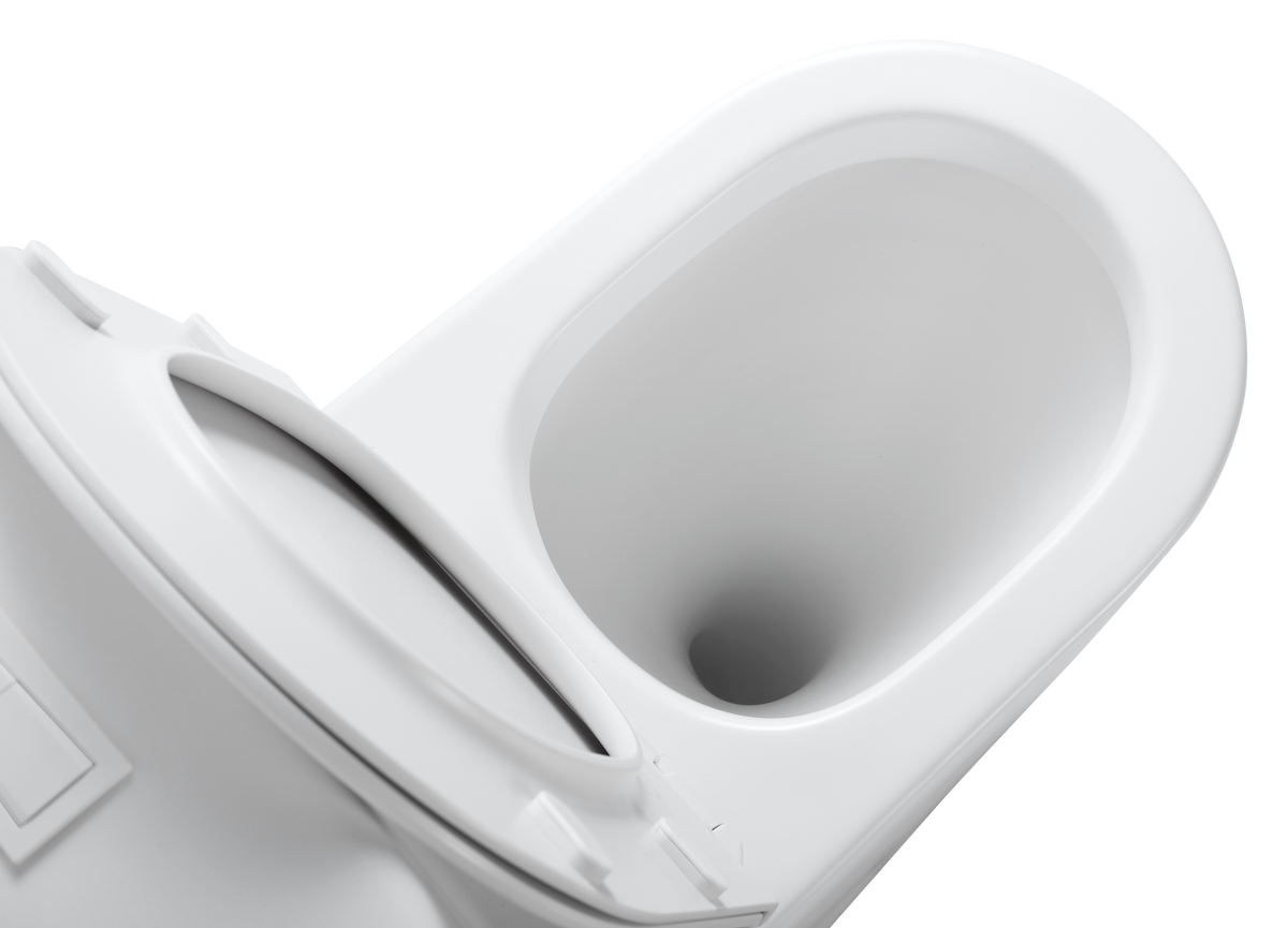 Tornado V.2 Back-to-Wall Toilet Suite in Matte White