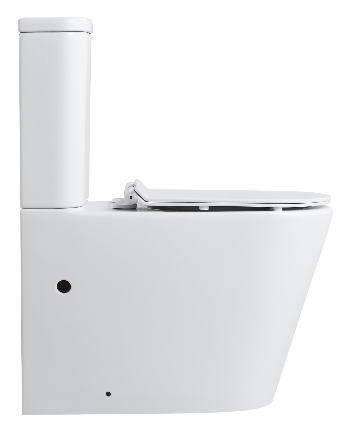Tornado V.2 Back-to-Wall Toilet Suite in Matte White