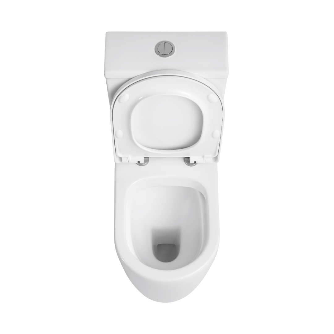 EDDY Rimless Toilet Suite in Gloss White