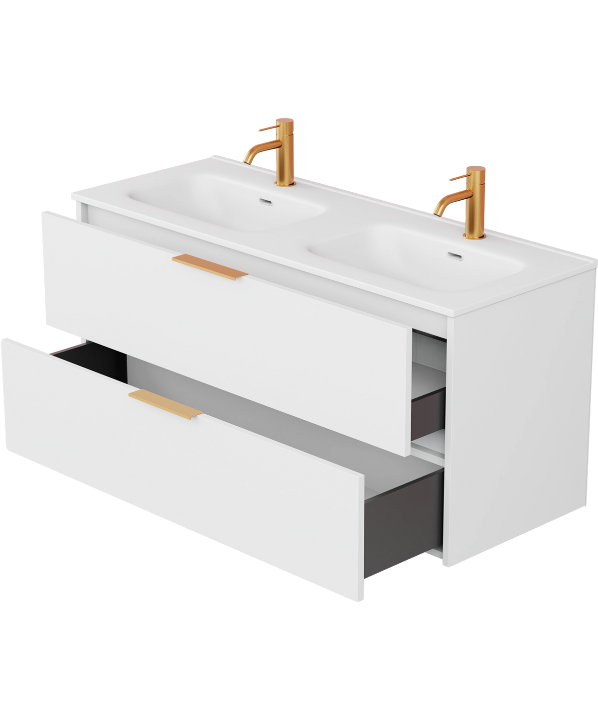 Vexa - 1200mm - Double Integrated Basin