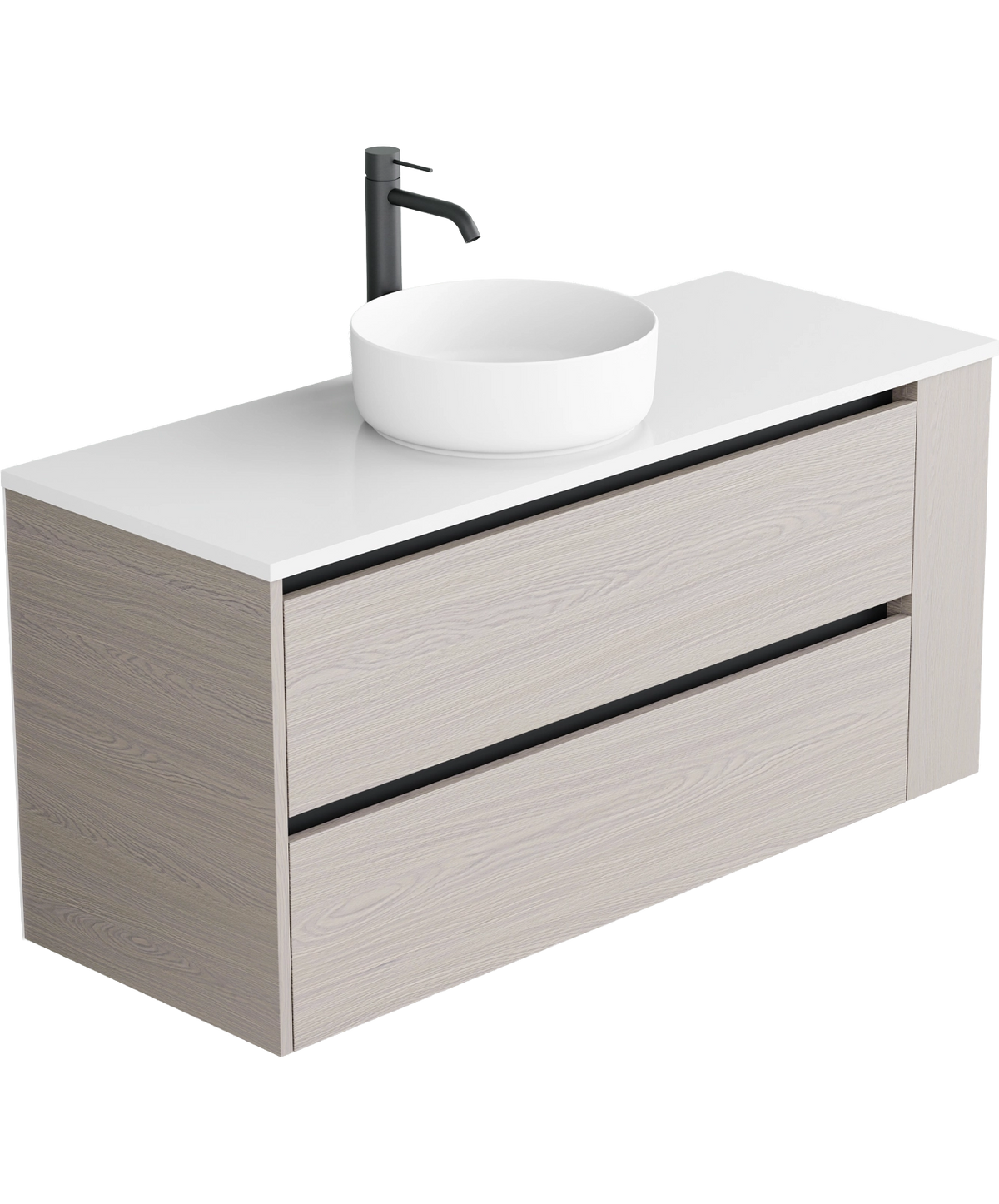 Zeon - 1200mm - Centre Basin - Right Shelf