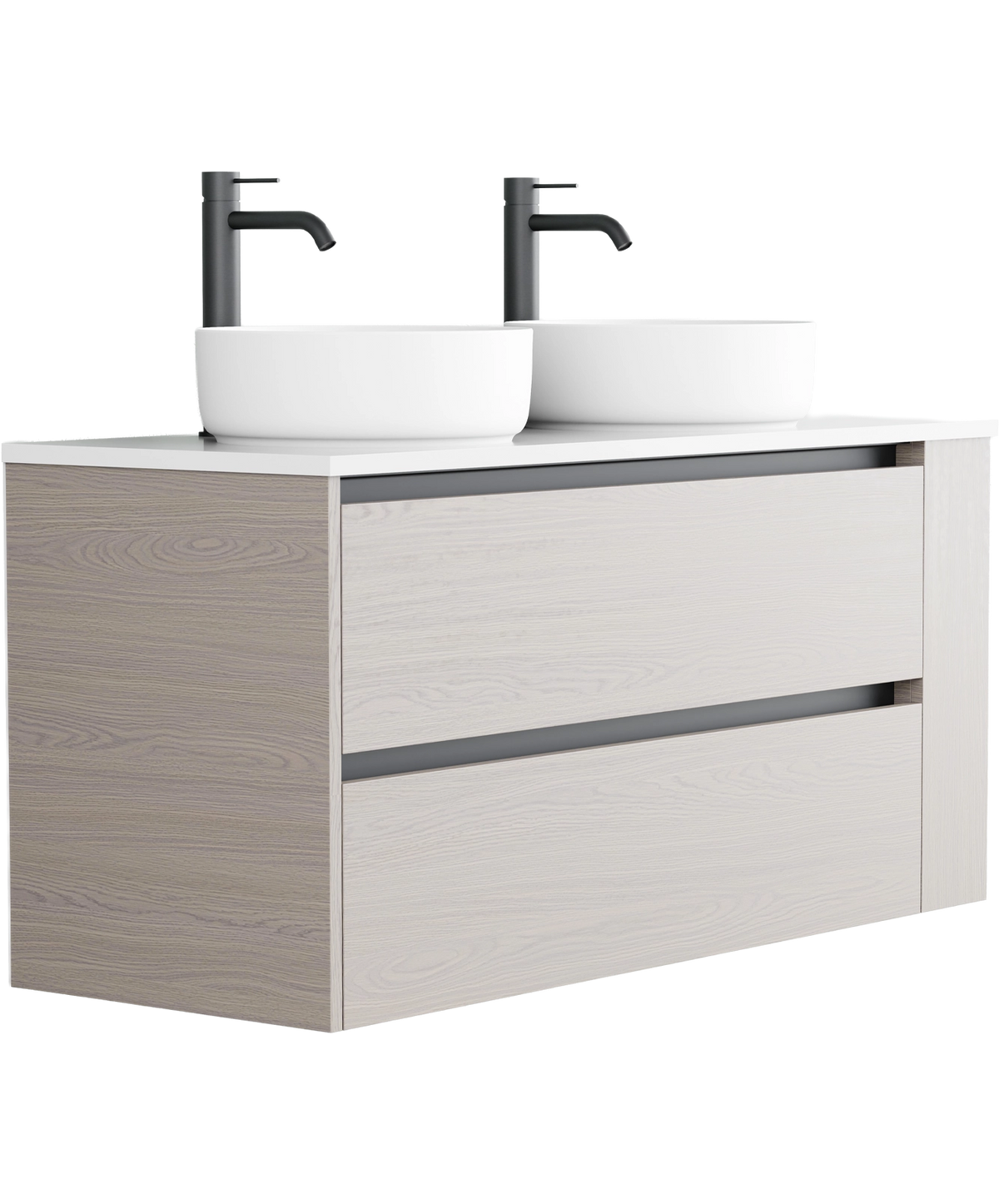Zeon - 1200mm - Double Basin - Right Shelf