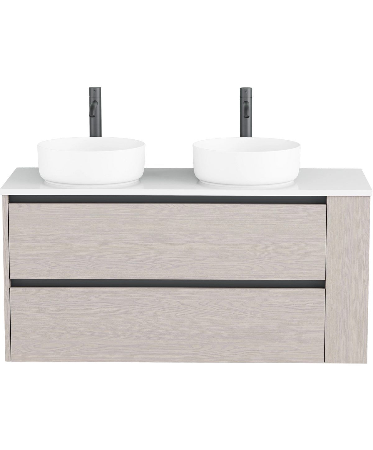 Zeon - 1200mm - Double Basin - Right Shelf