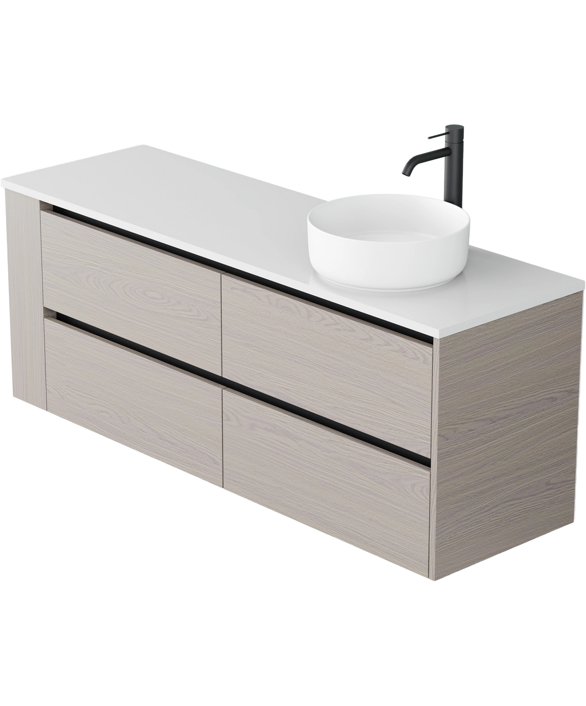 Zeon - 1500mm - Right Offset Basin