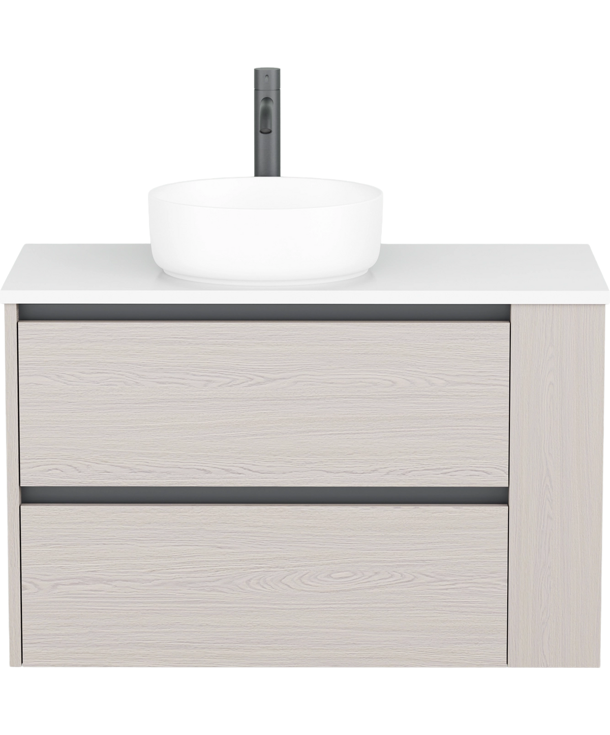 Zeon - 900mm - Centre Basin - Right Shelf