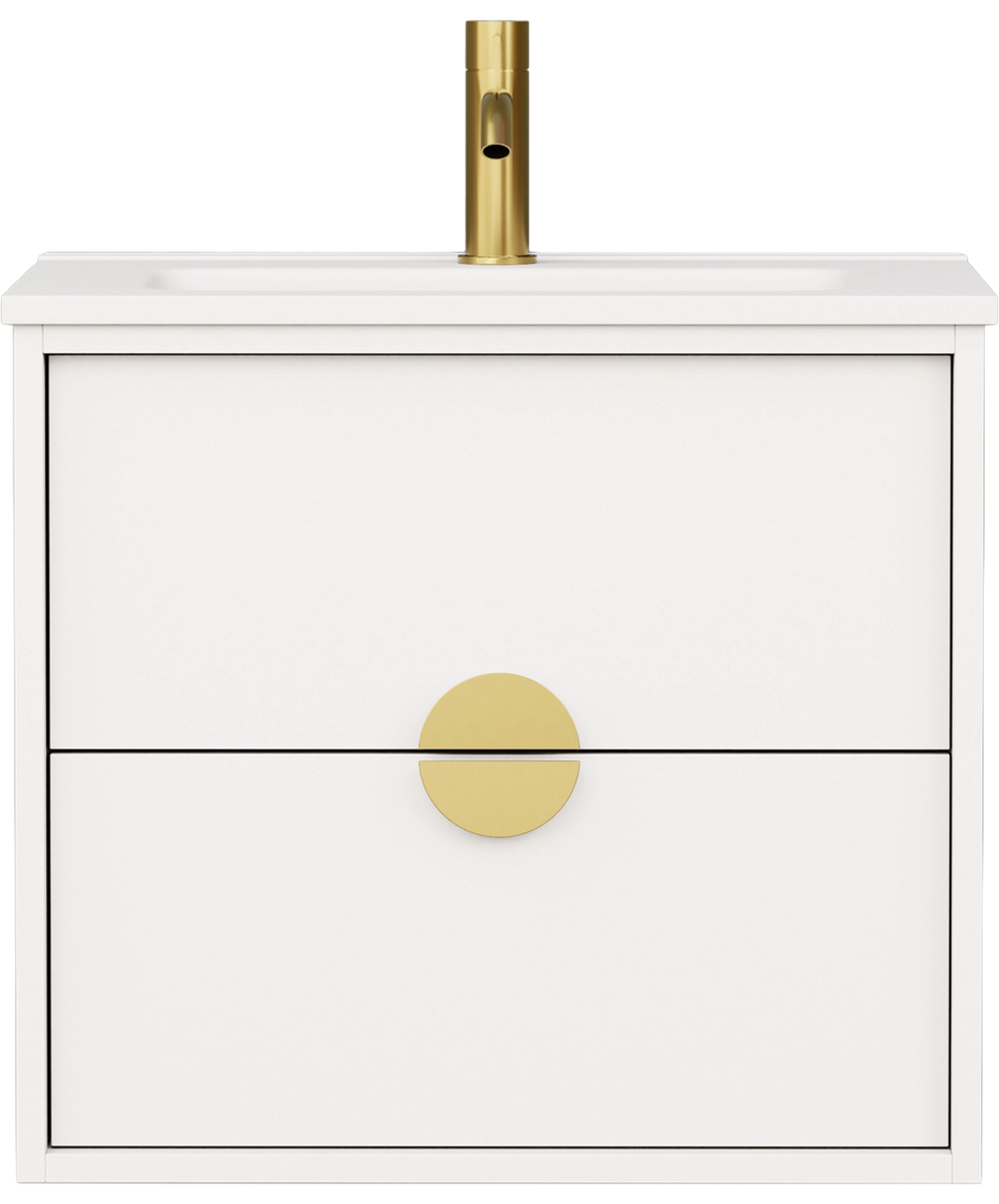 Full Moon - 600mm - Centre Integrated Basin