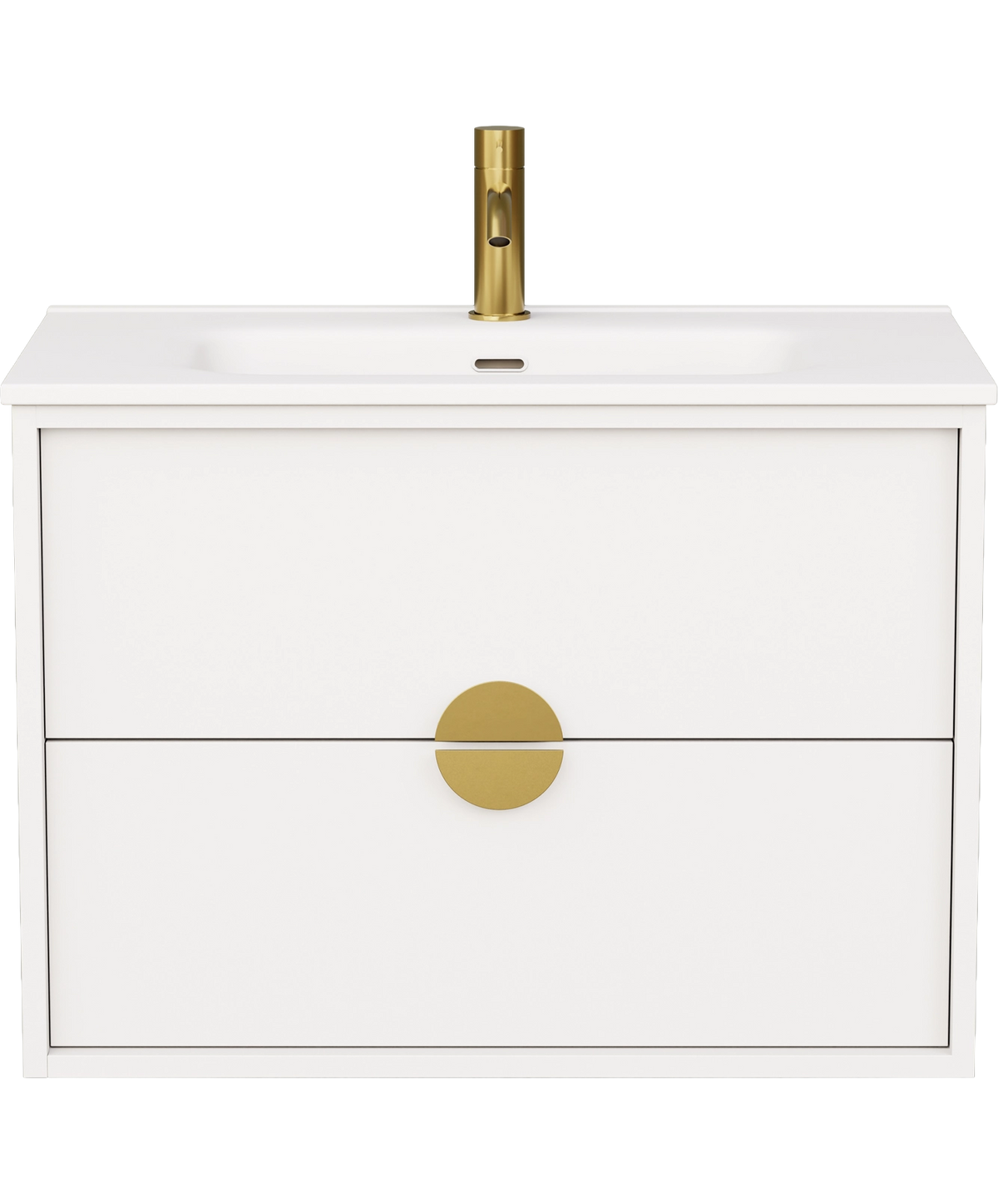 Full Moon - 750mm - Centre Integrated Basin