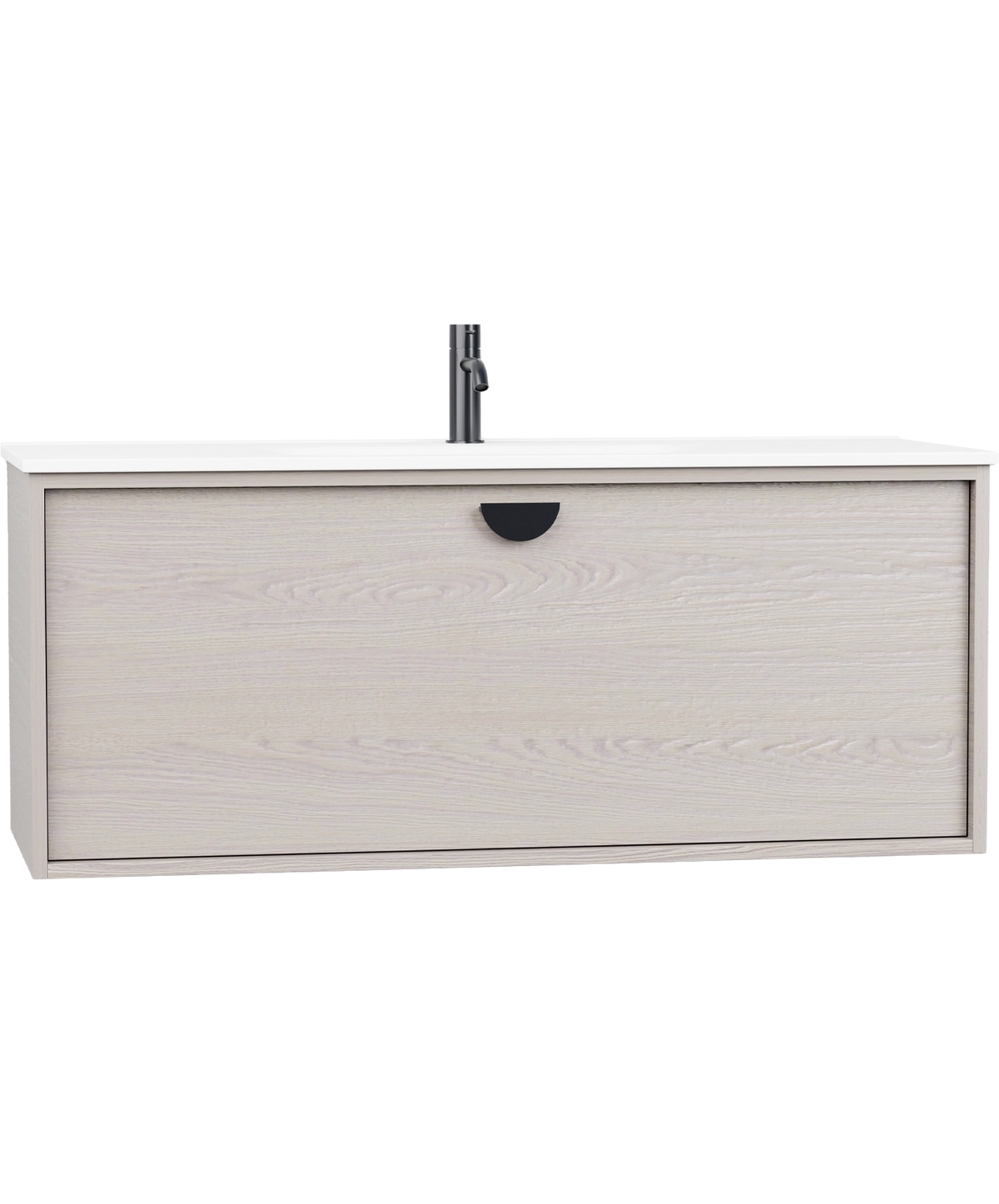 Half Moon - 1200mm - Centre Integrated Basin